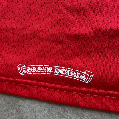 L Chrome Hearts Matty Boy Mesh Jersey Red