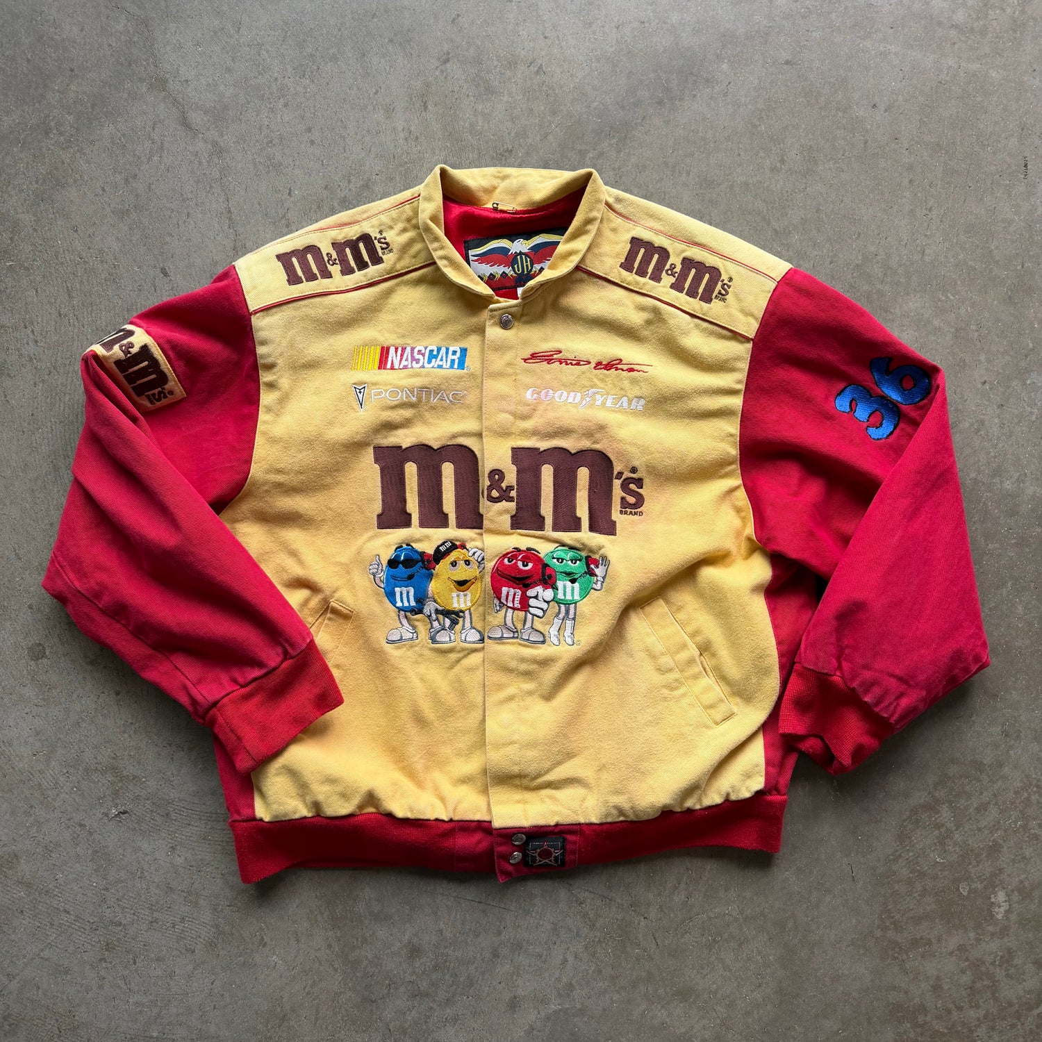 XL 90s Jeff Hamilton M&amp;M Racing Jacket