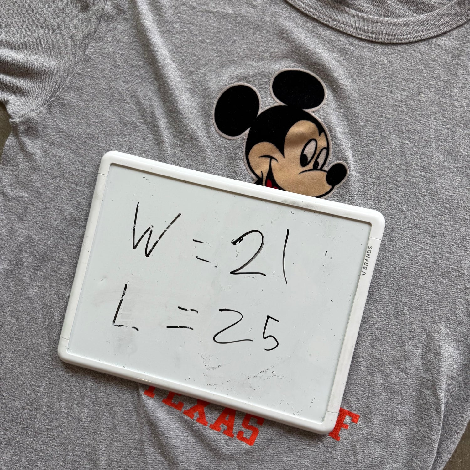 XL 80s Champion Mickey Mouse Texas Tee