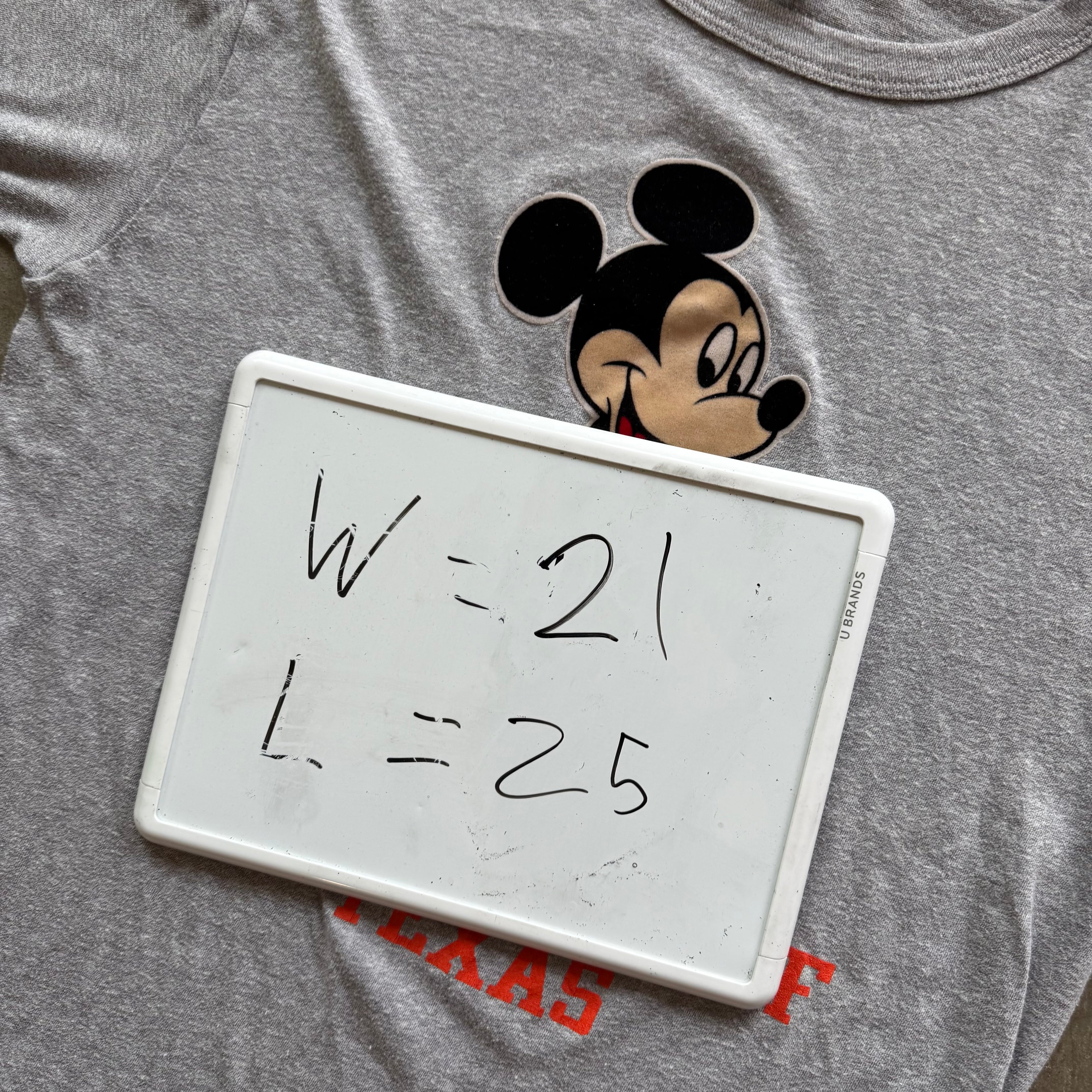 XL 80s Champion Mickey Mouse Texas Tee