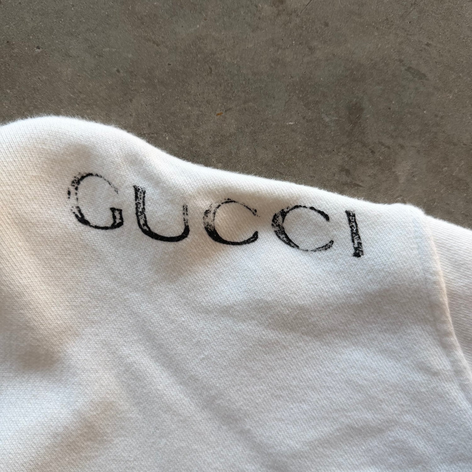 L Gucci Tiger Crewneck White