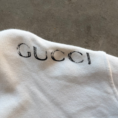 L Gucci Tiger Crewneck White