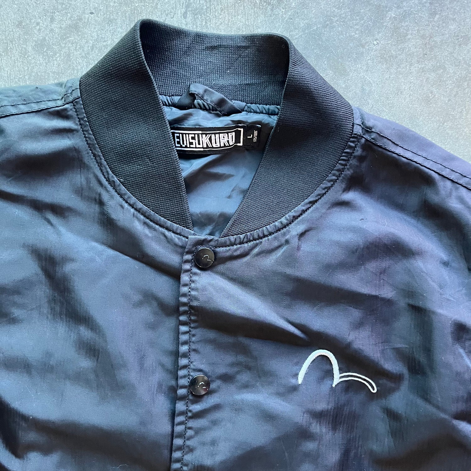 L Evisu Kuro Bird Bomber Jacket