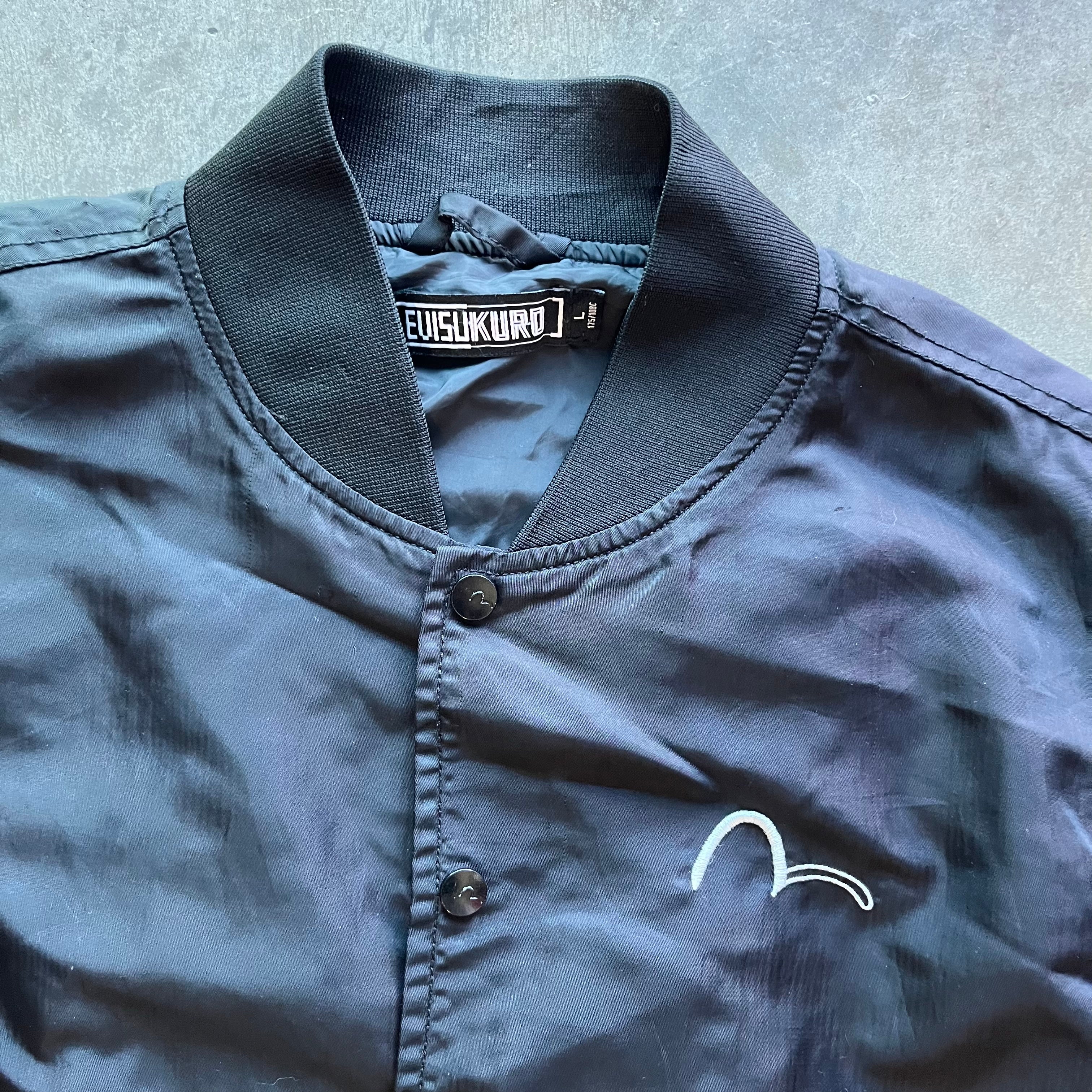 L Evisu Kuro Bird Bomber Jacket