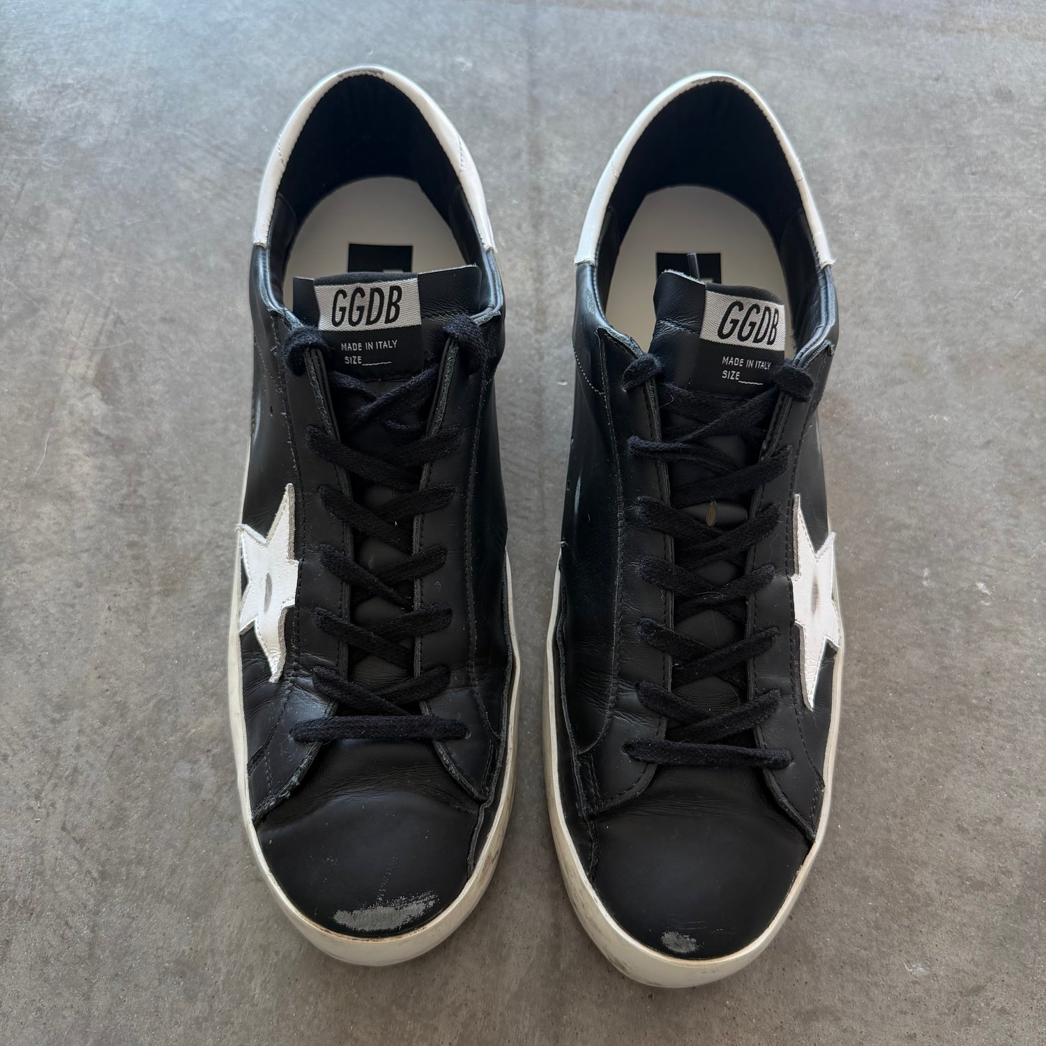 13 Golden Goose Ballstar Black White