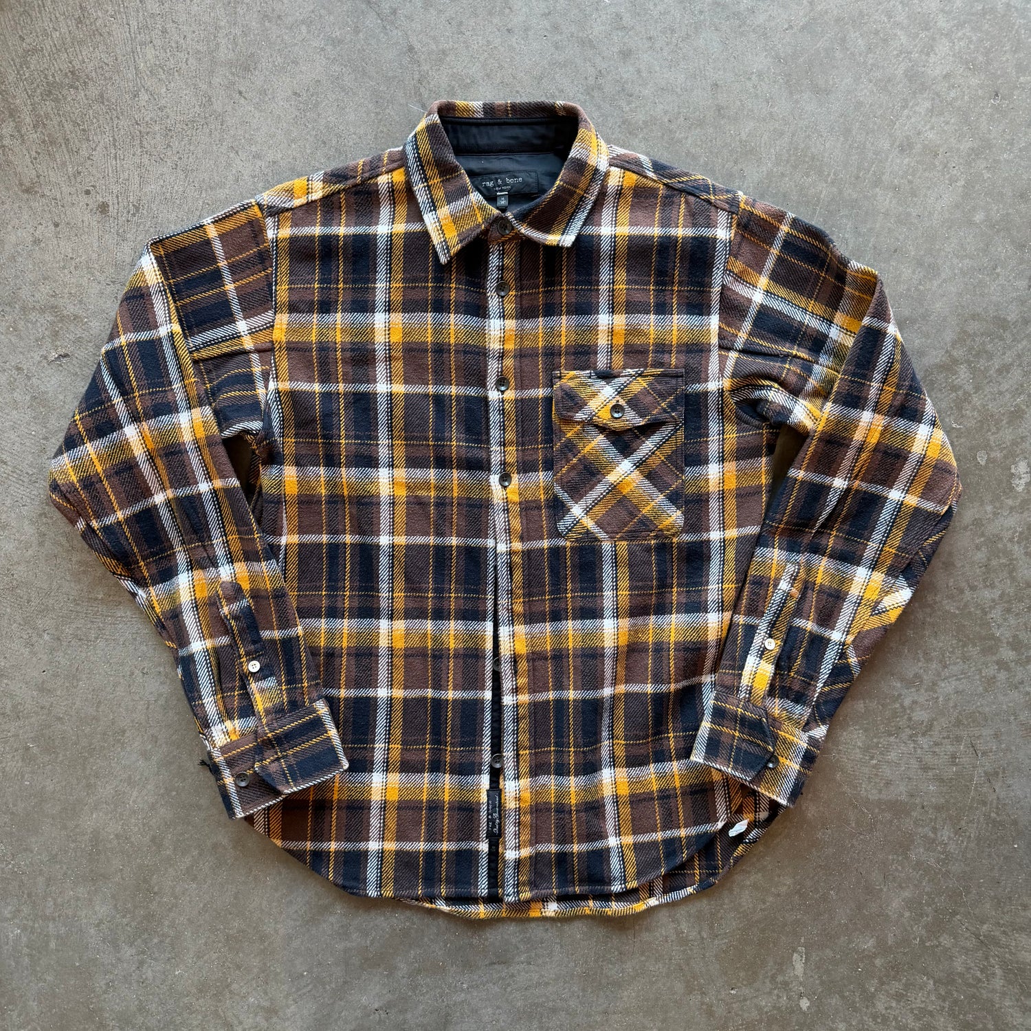 M Rag &amp; Bone Button Up Flannel