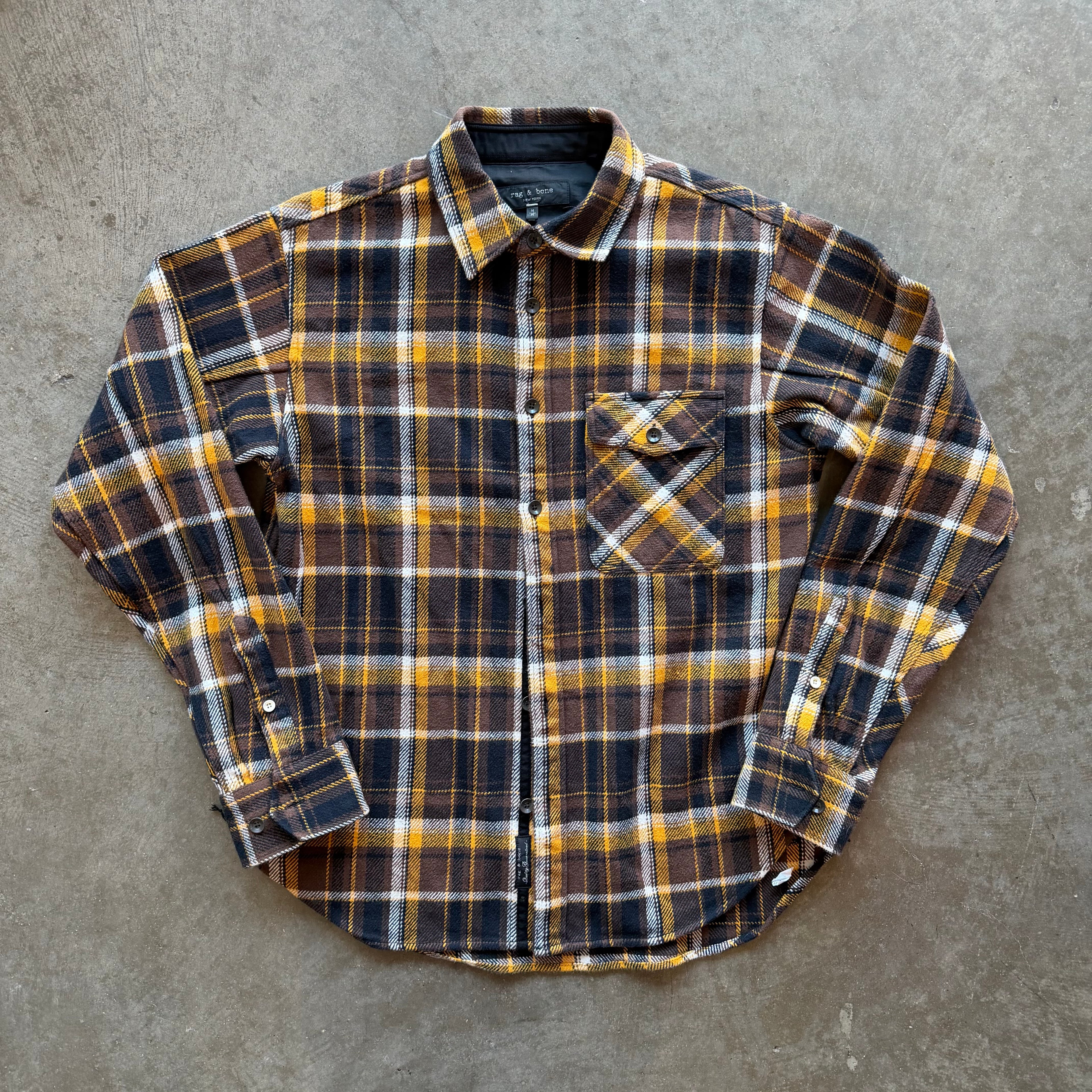 M Rag &amp; Bone Button Up Flannel
