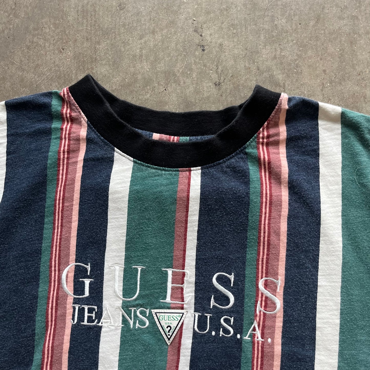 XL 00s Green Guess Tee