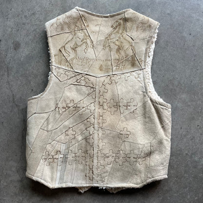 L 80s Horse Vest
