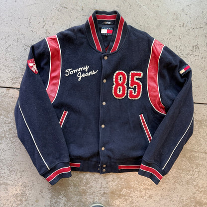 XL 00s Tommy Hilfiger Studded Bomber