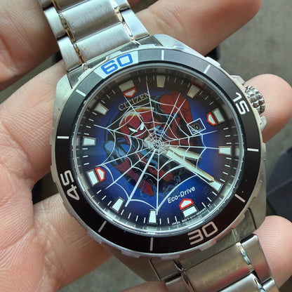 Citizen Eco-Drive Marvel Spiderman Stainless Steal Watch