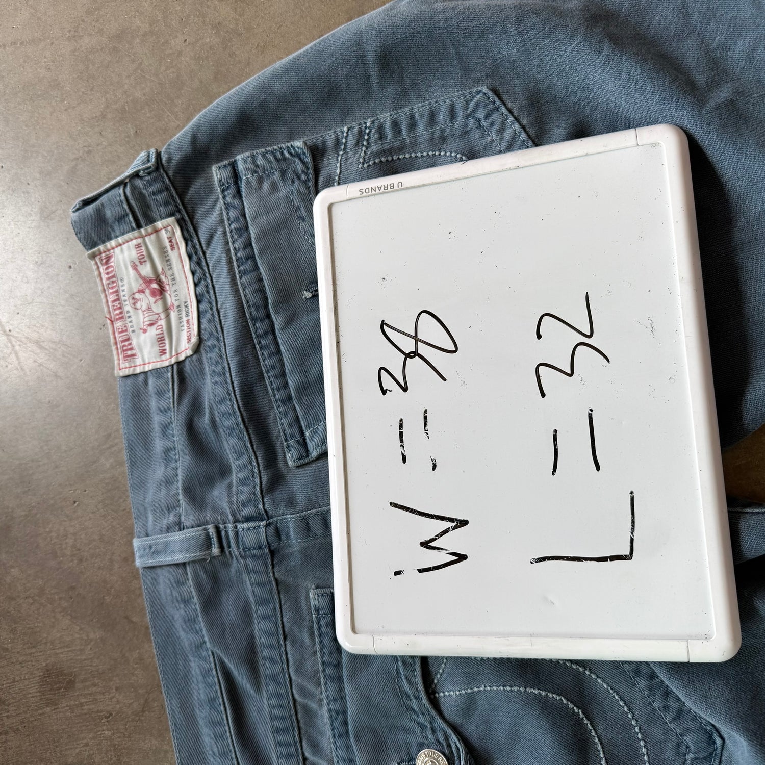 38x32 Faded True Religion Jeans