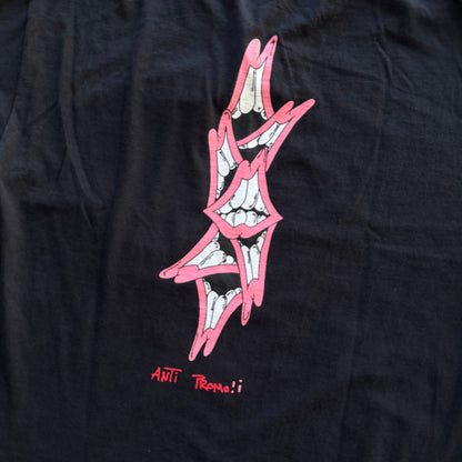 M Matty Boy Anti Promo Lips Tee Black