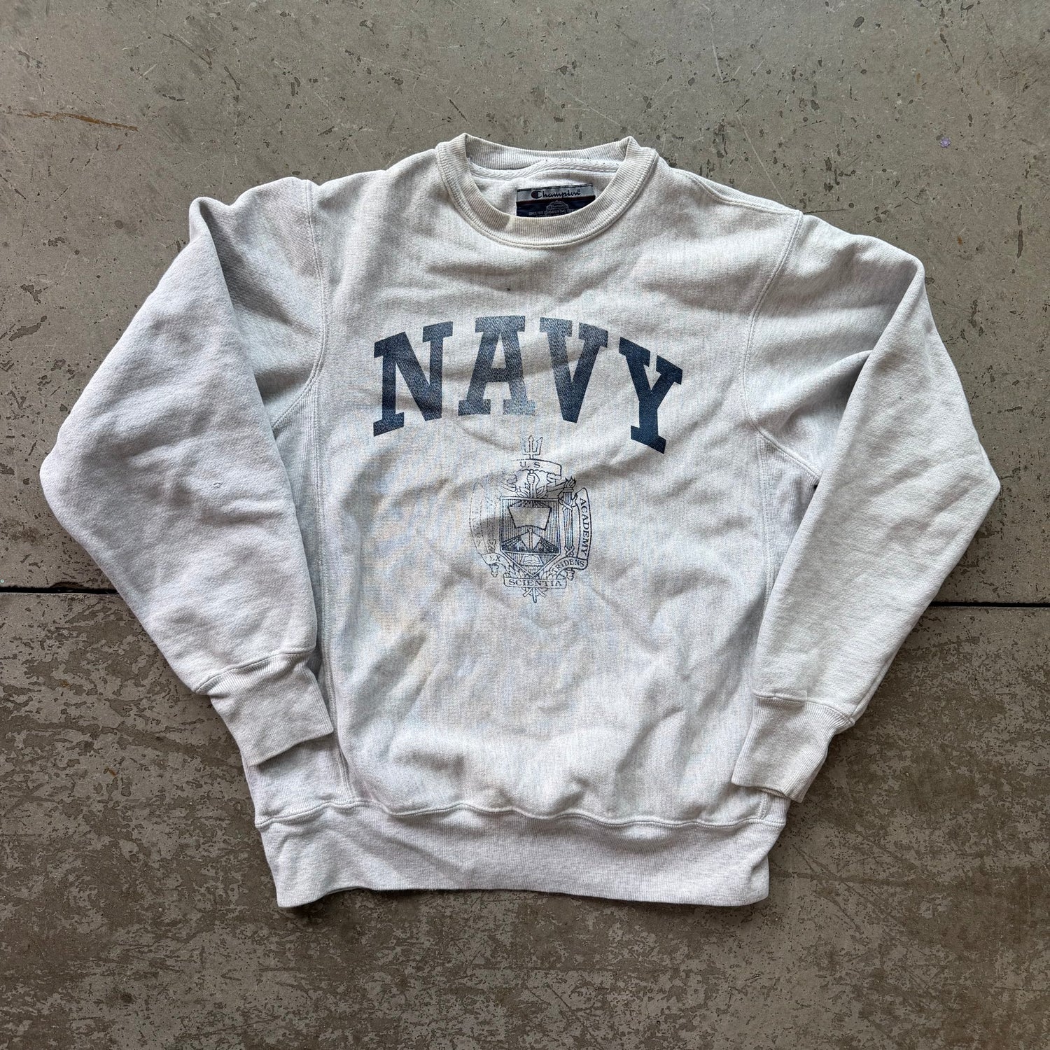 S 00s Champion Navy Sweater