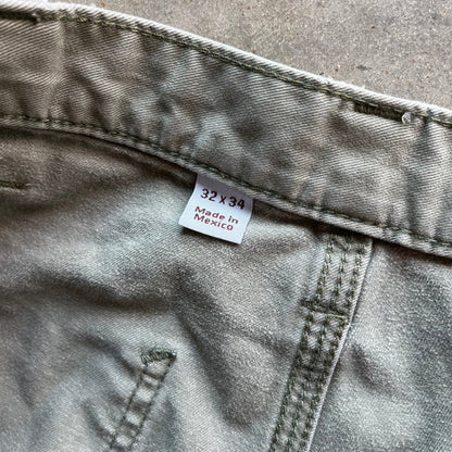 32x34 00s Olive Carhartt Pants