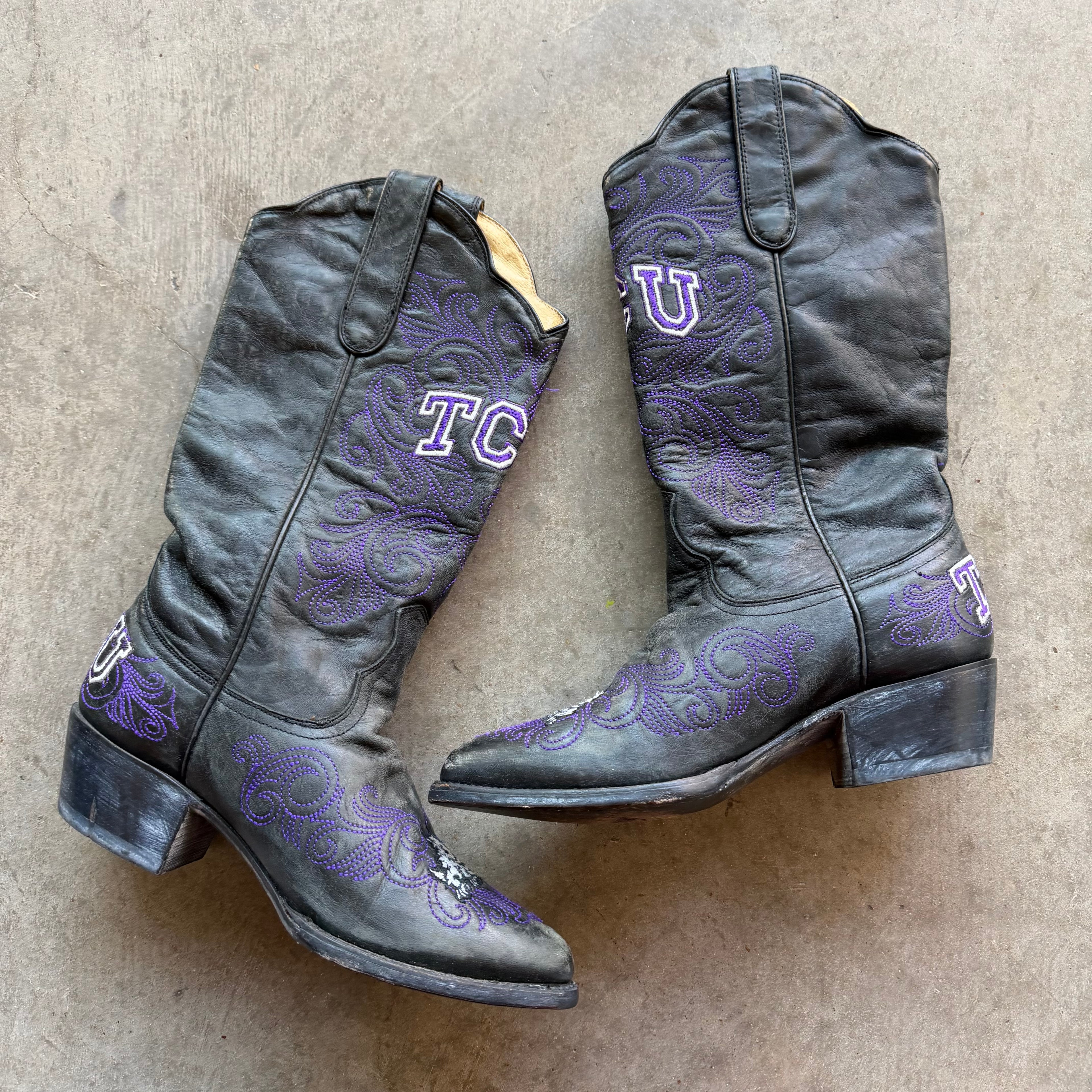 5.5w Used 00s TCU Gameday Boots