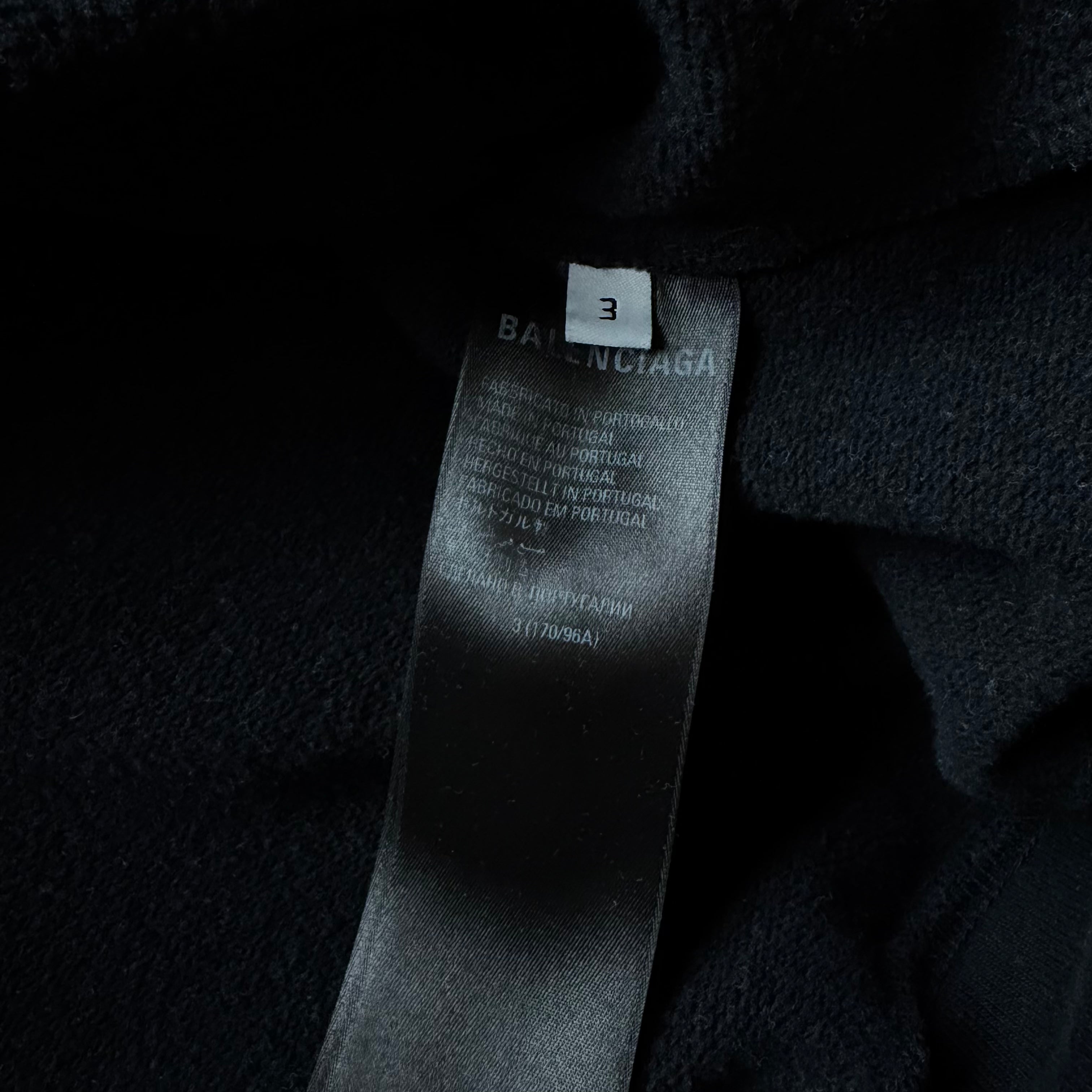 XL Balenciaga Script Logo Hoodie