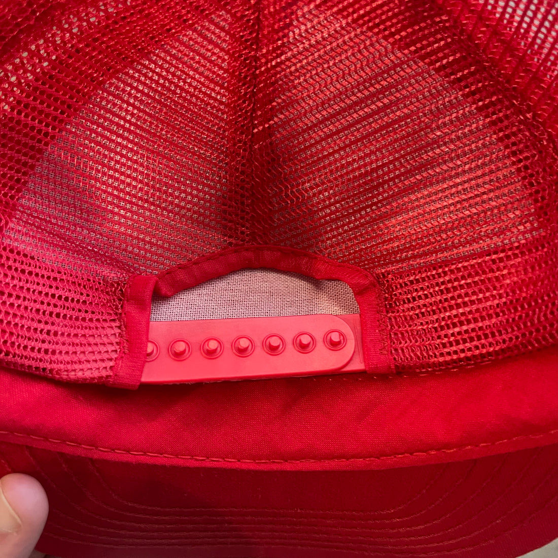 90s Red NASCAR Snapback