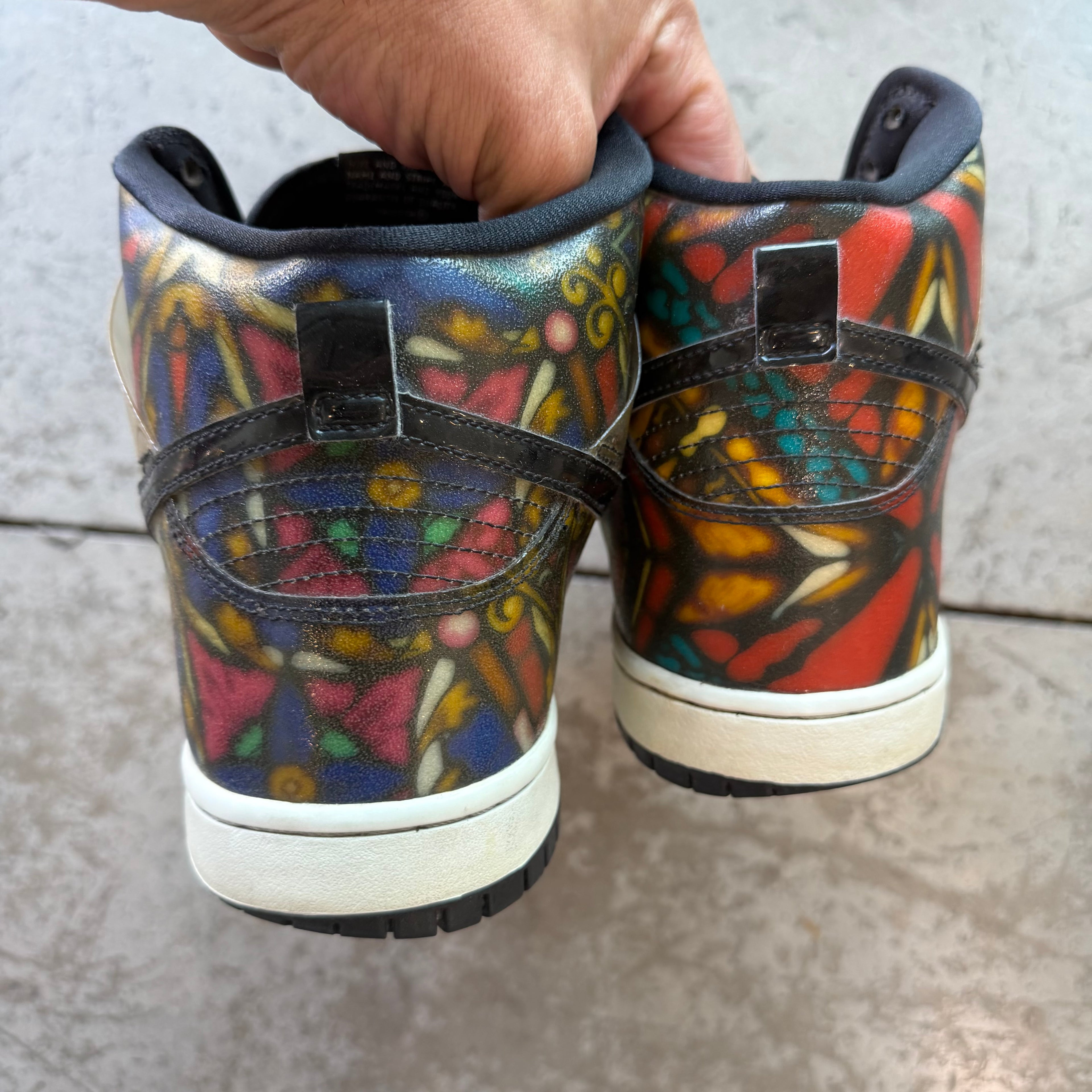 11 Used Nike Dunk High Concepts “Stained Glass”
