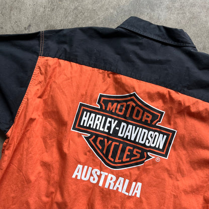 L 00s Australia Harley Work Shirt