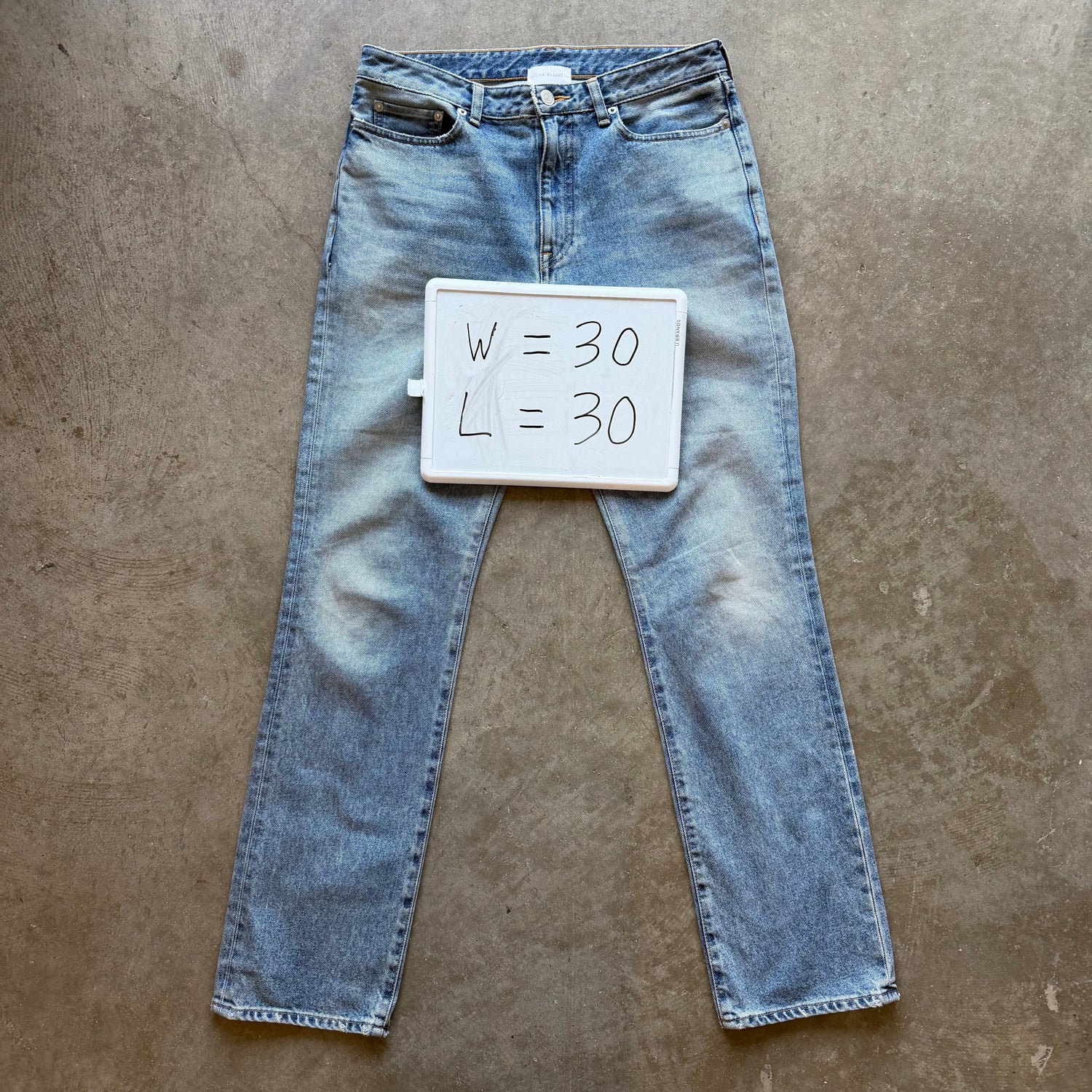 30x30 John Elliot Lightwash Denim