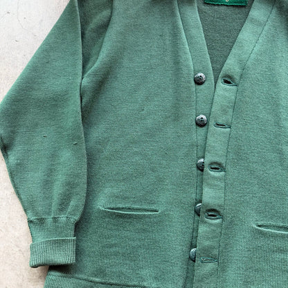 L 60s Dehen Award Cardigan Green