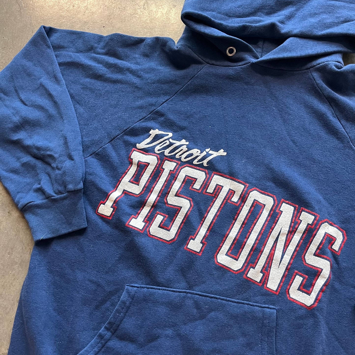 M 80s Pistons Hoodie