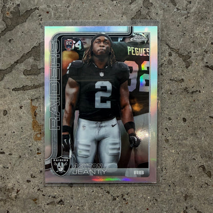 2025 Topps Chrome Ashton Jeanty Image Variation Refractor