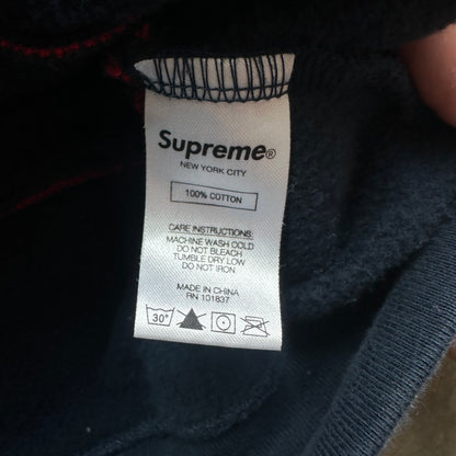 S Supreme Navy Hoodie