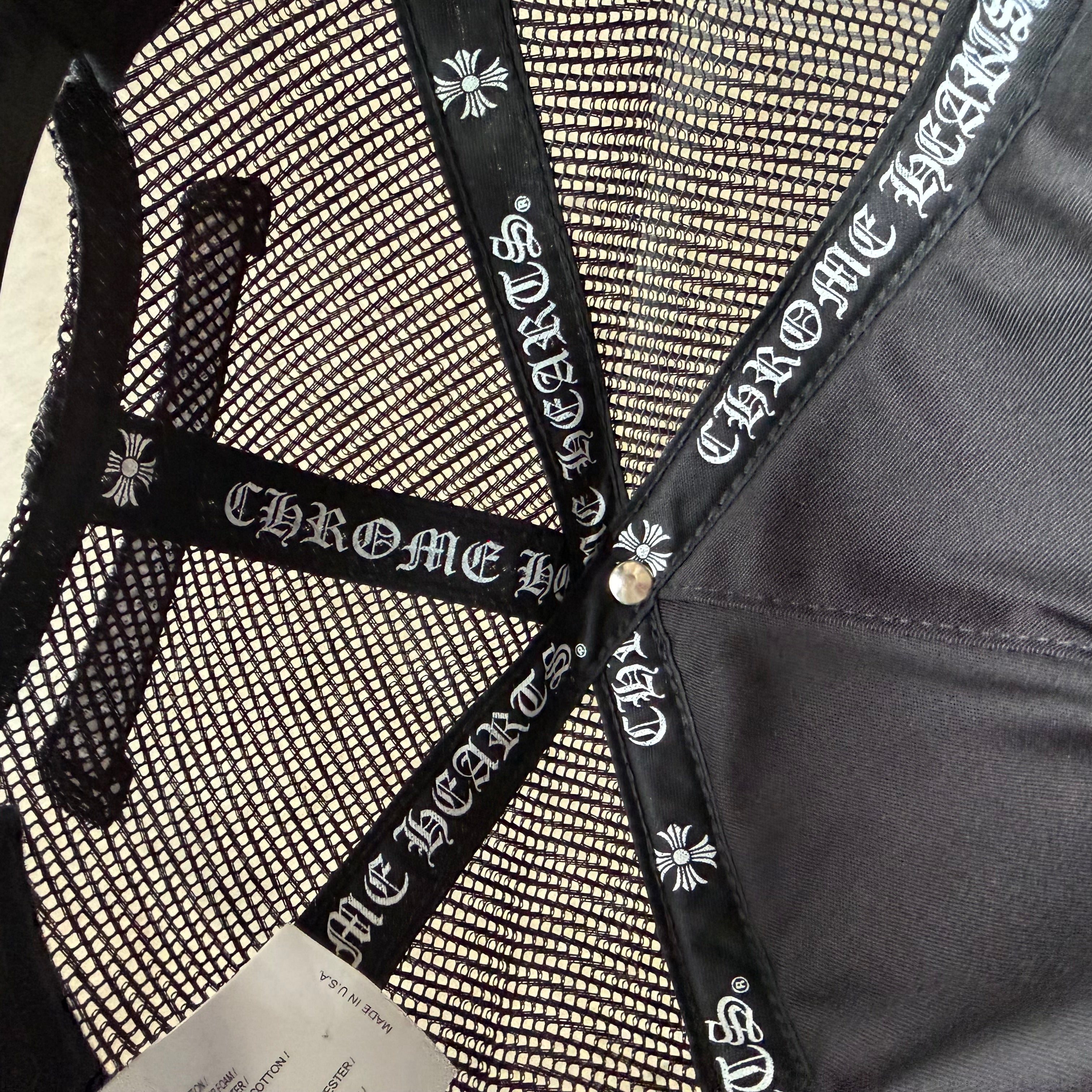 Chrome Hearts Camo Triple Cross Patch Trucker Hat