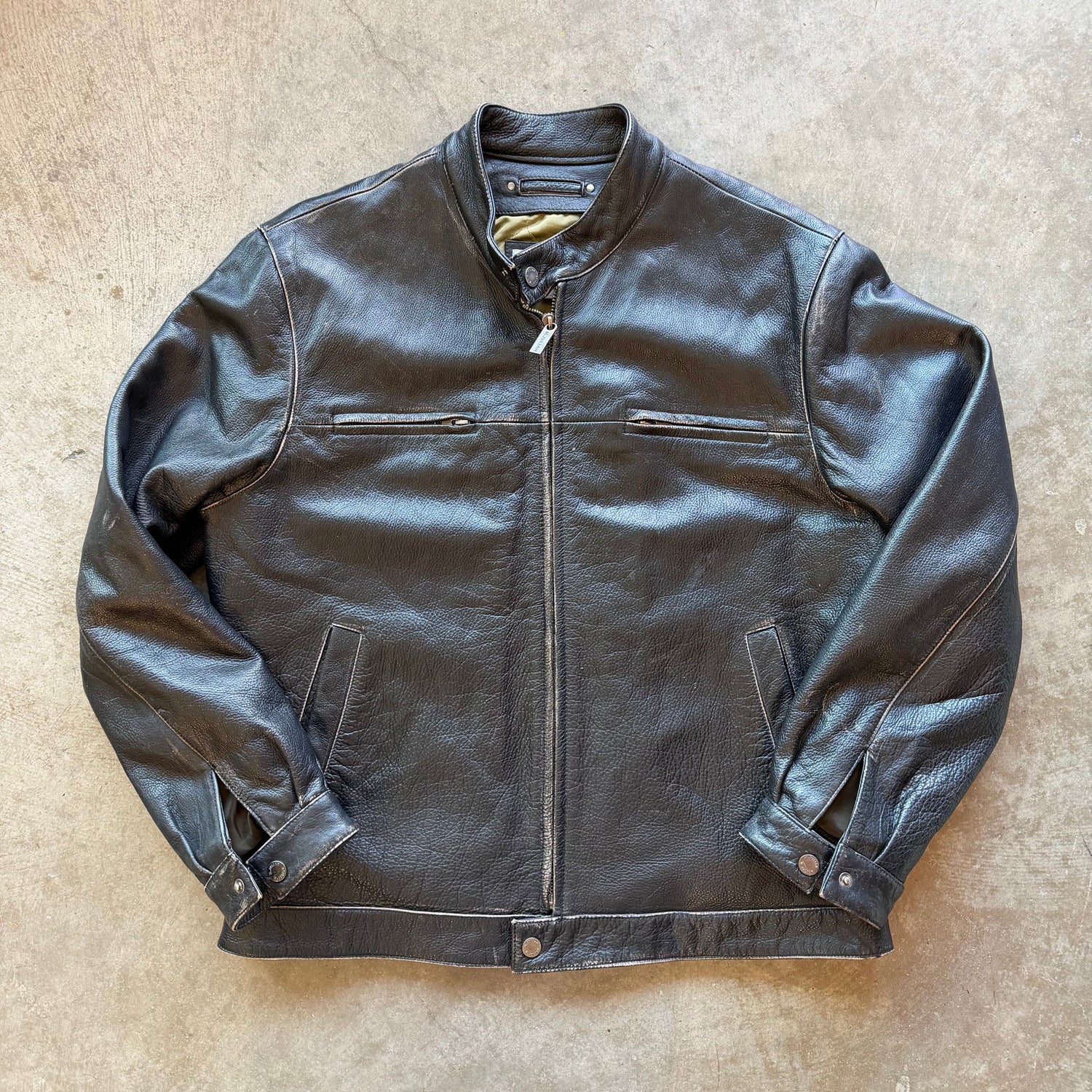 L 00s Wilsons Leather Jacket