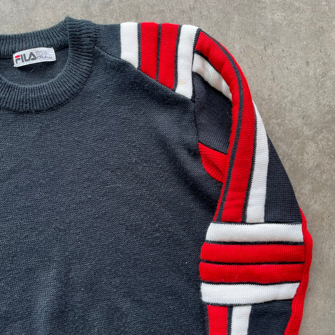 M 90s Fila Maglifico Biellese Knit Sweater