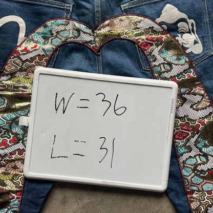 36x31 Satin Style Evisu Jeans