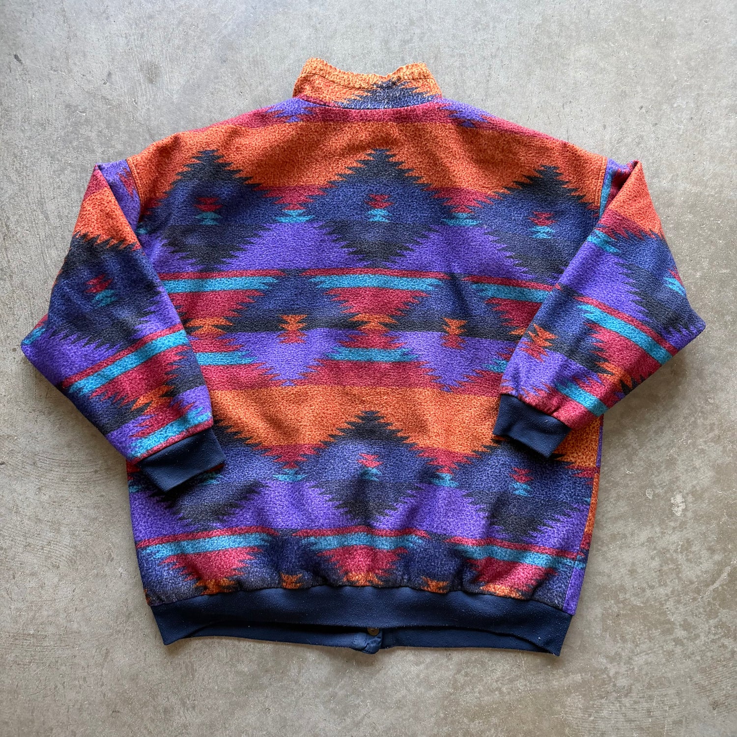 XL 90s Reversible Aztech Jacket