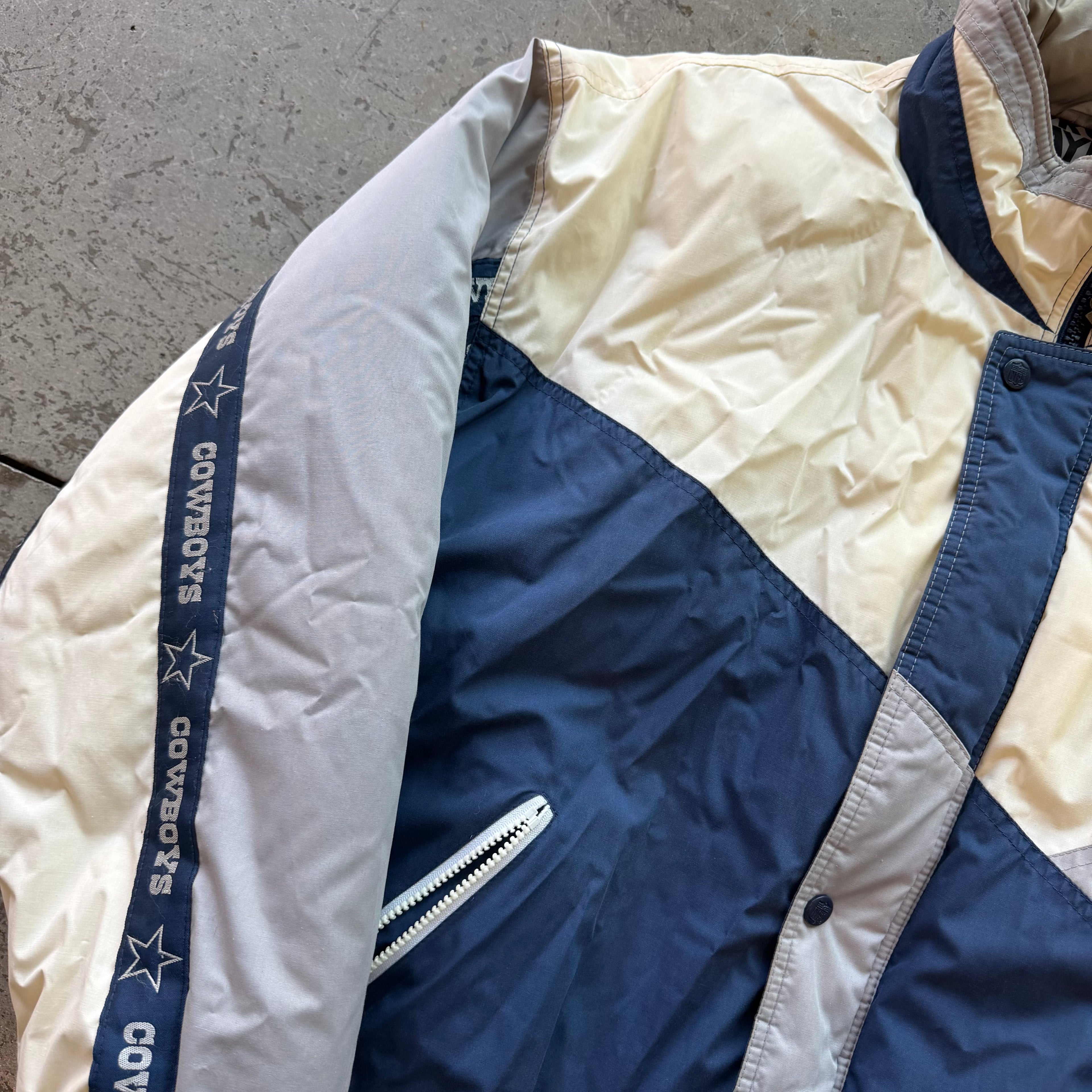 L 90s Cowboys Pro Player Jacket
