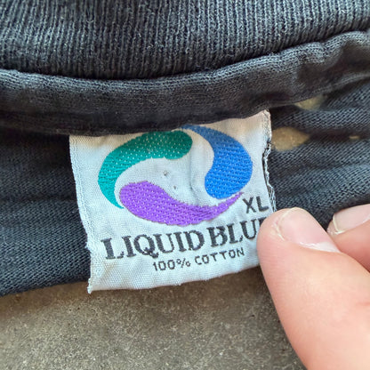 L Thrashed Bob Marley Liquid Blue Tee