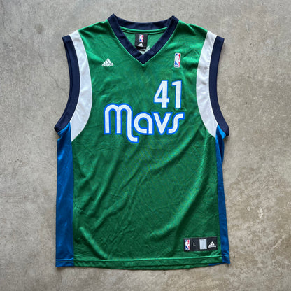 L 00s Mavs Dirk Jersey