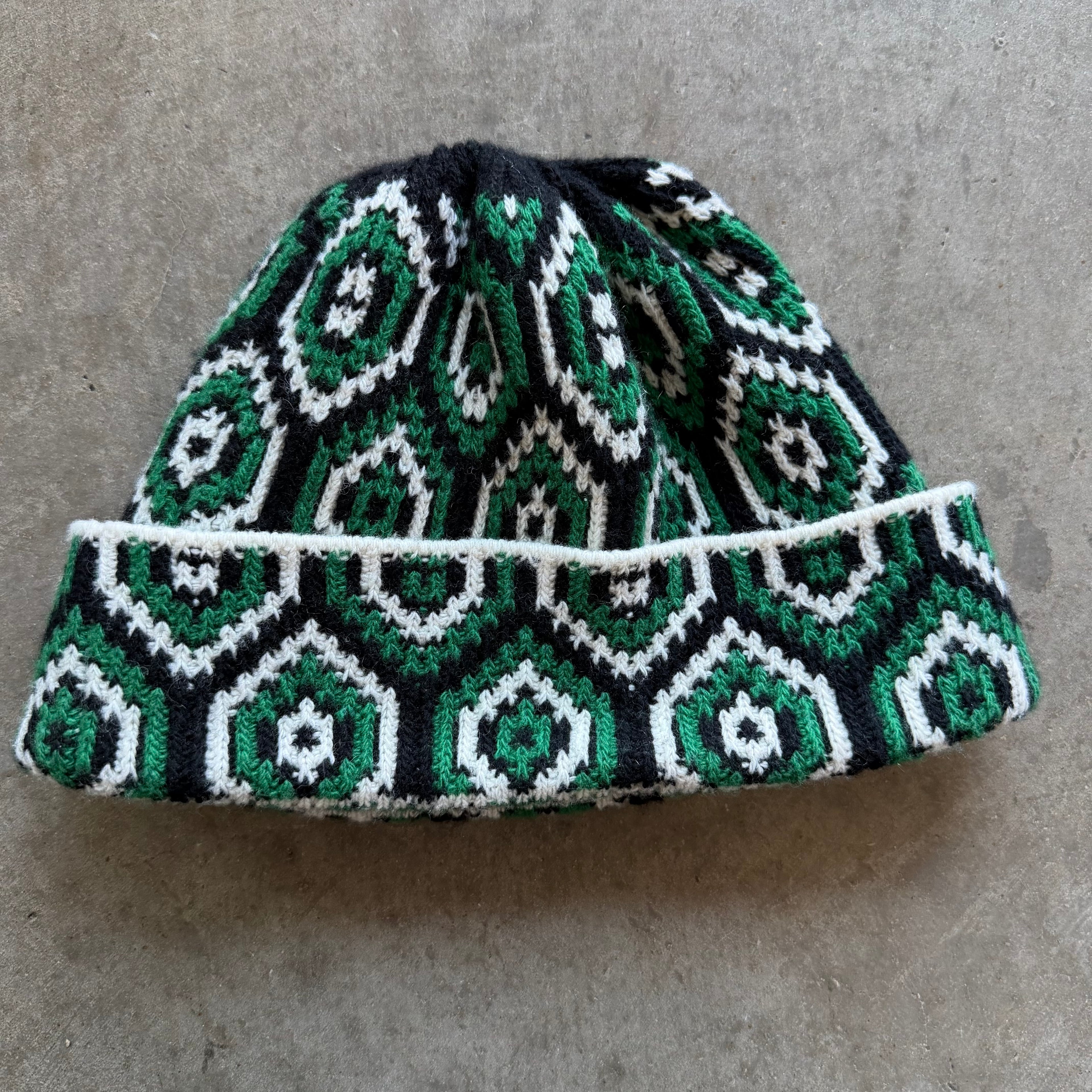 Prada Knit Beanie Green
