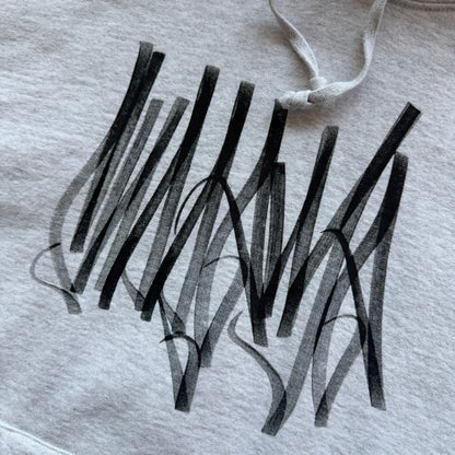 L Supreme Graffiti Logo Hoodie Gray