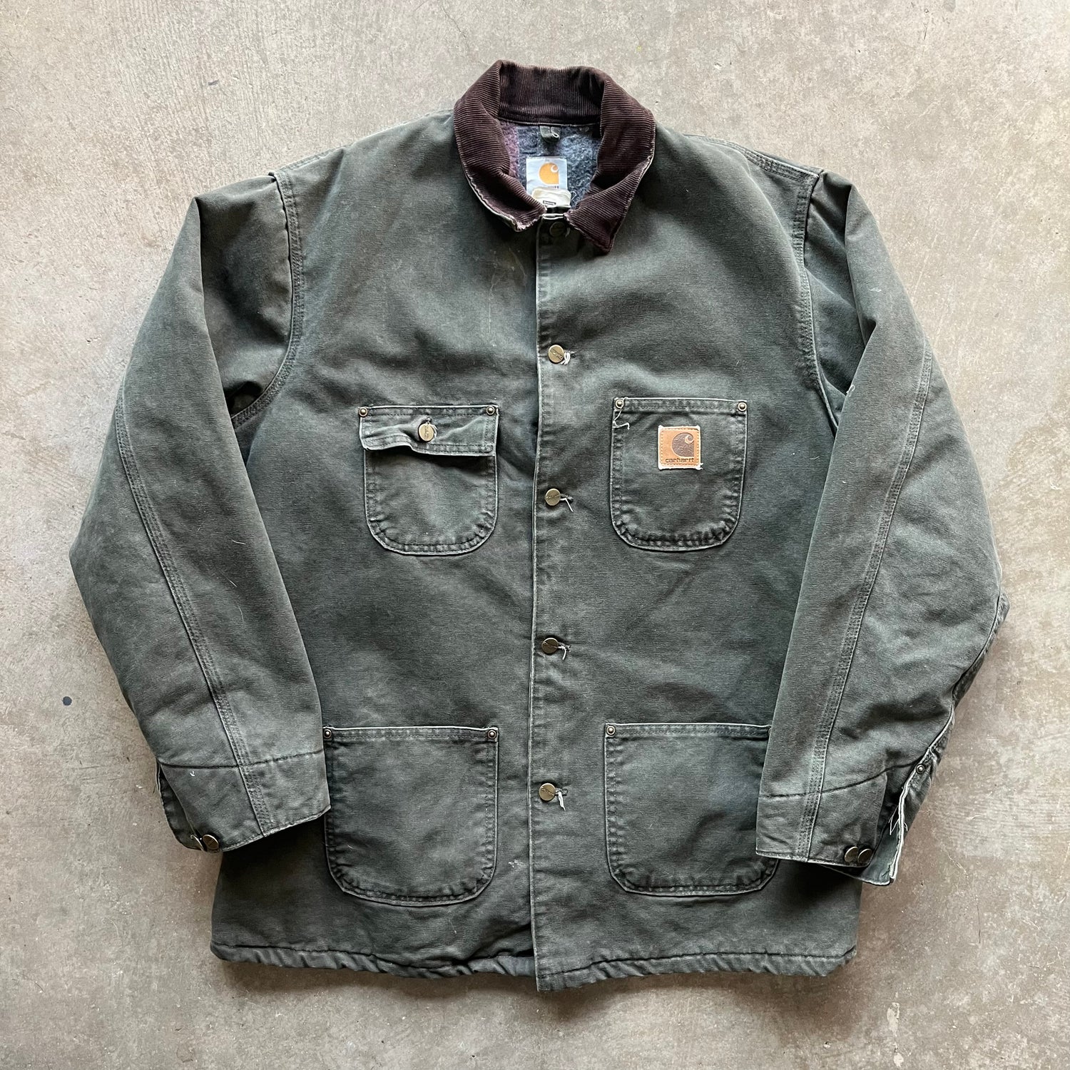 L 03 Blanket Lined Carhartt Chore Jacket