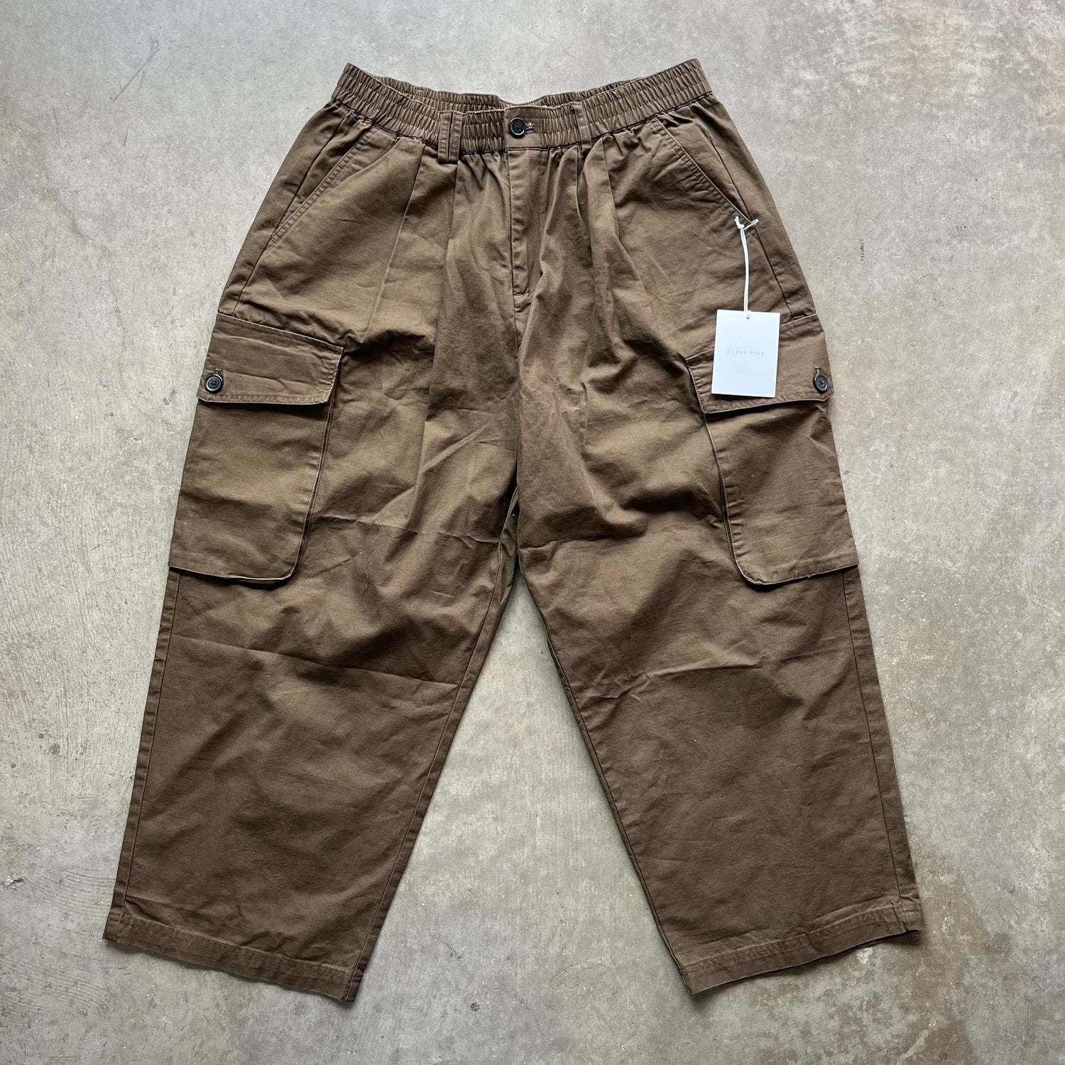 XL I Love Ugly Baggy Cargo Pants