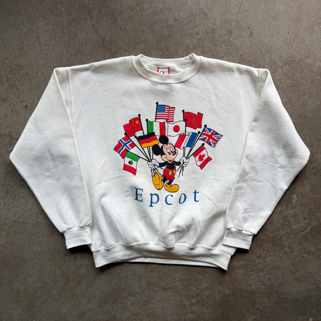 M 90s Disney Epcot Crewneck