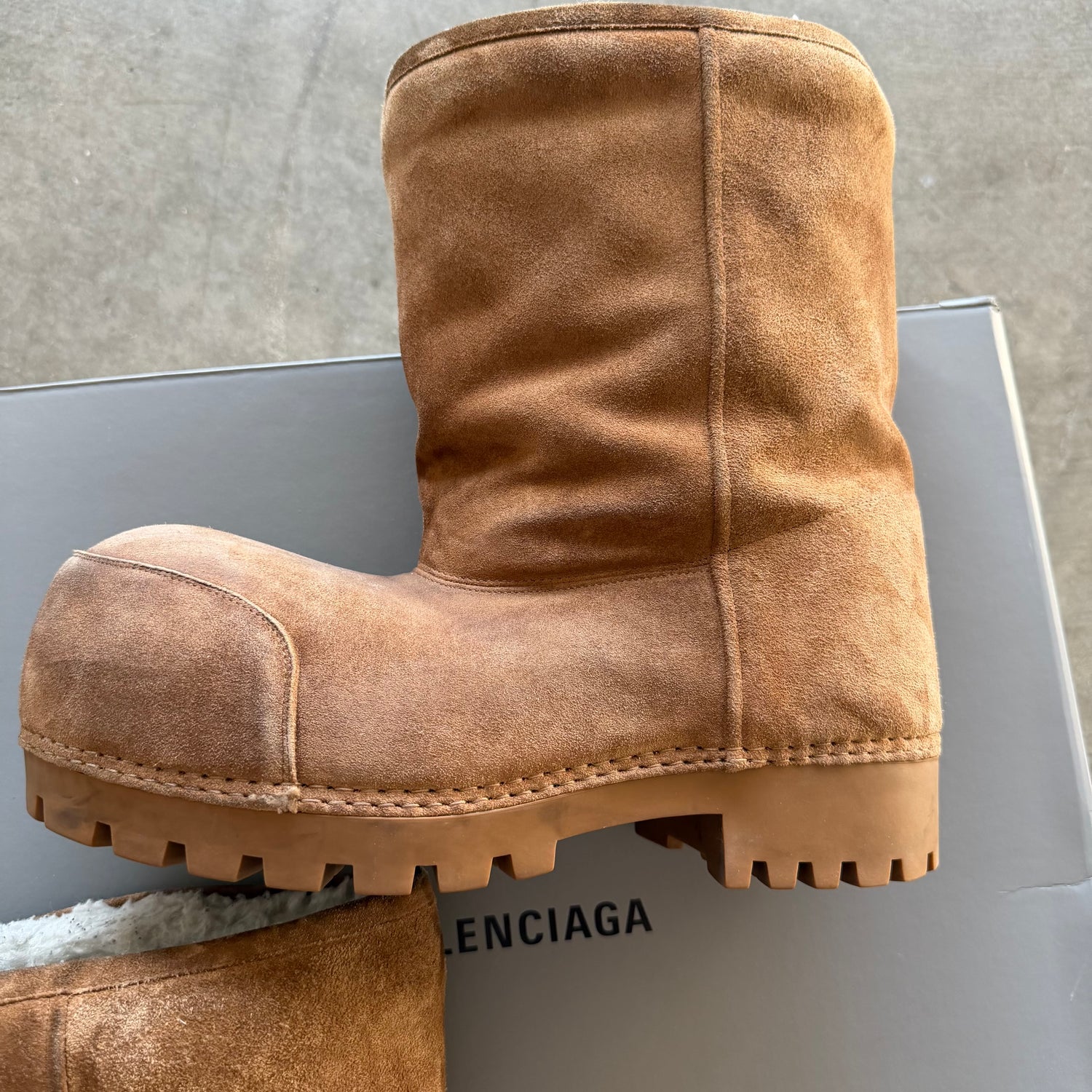 10 Balenciaga Alaska Boot Brown