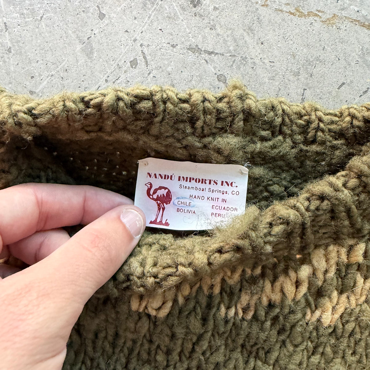 XL 90s Made in Chile Knit Sweater