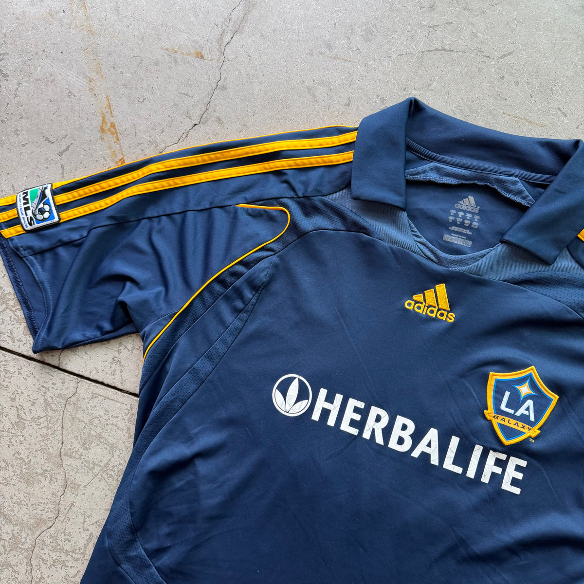 XL 00s Beckham Galaxy Jersey