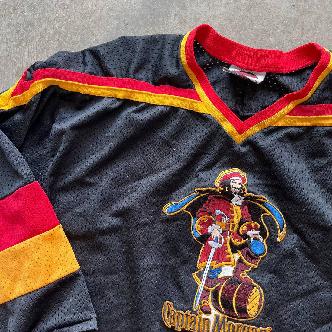 L 90s Captain Morgan Hockey Jersey