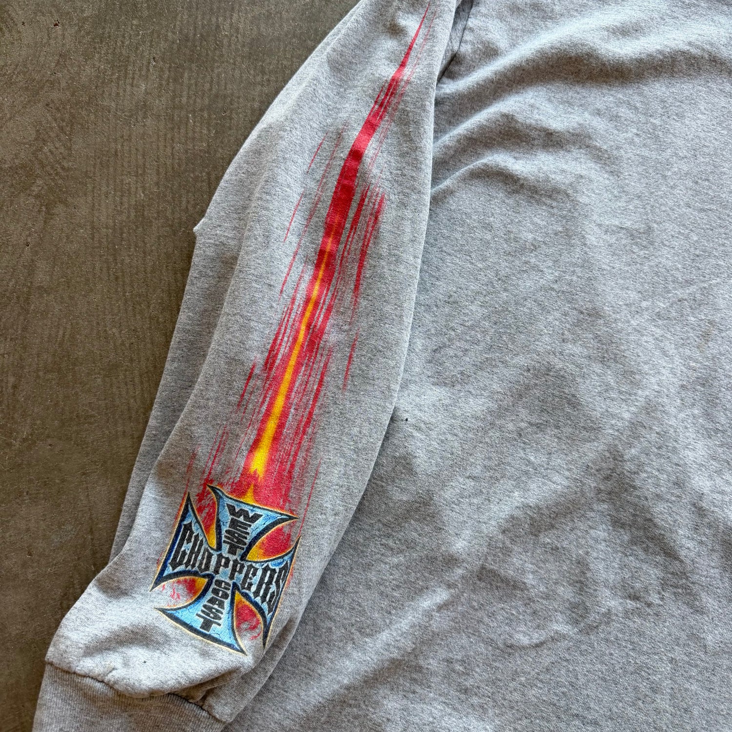 XL West Coast Choppers Flame L/S