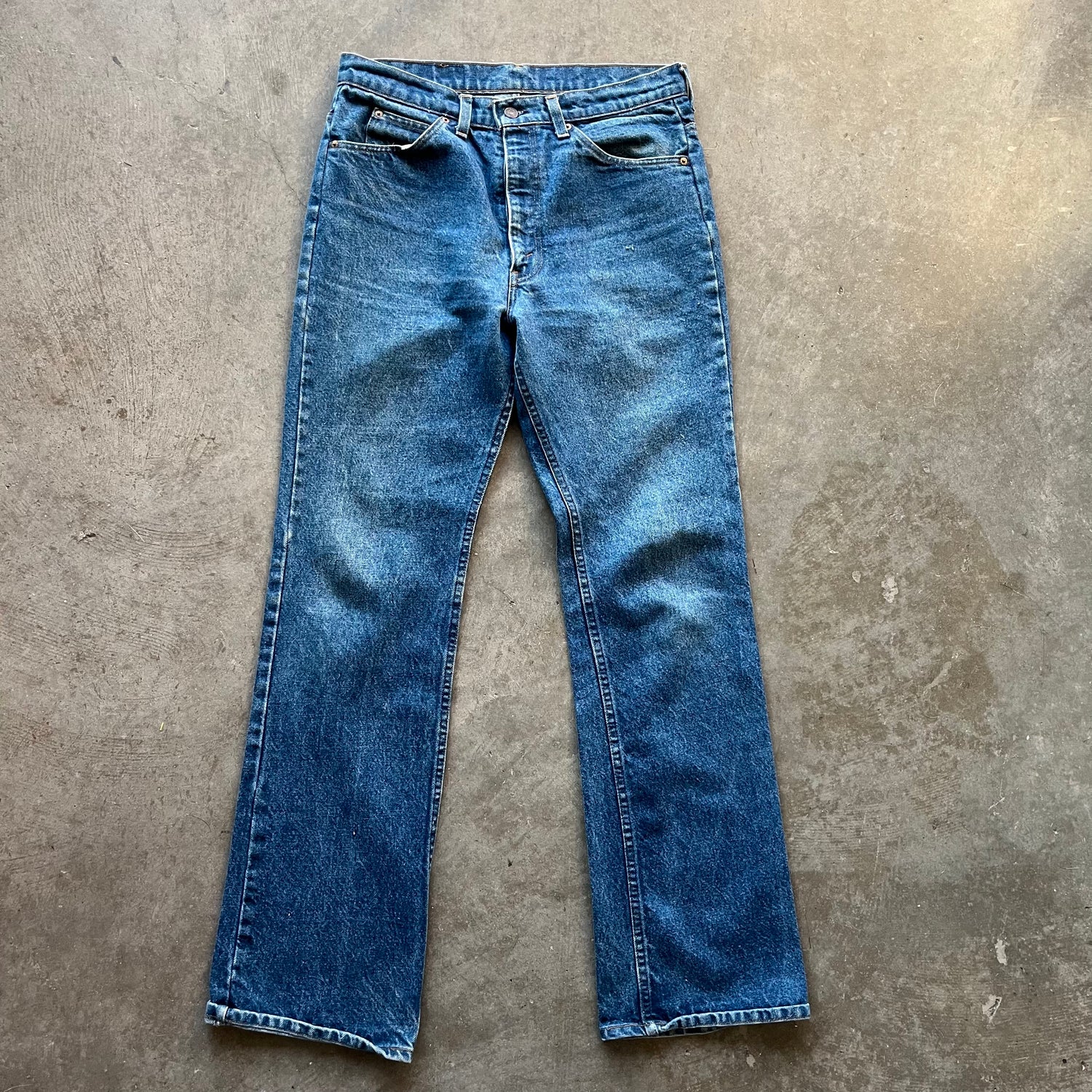 33x34 1971 Levis 20517 Orange Tab Jeans