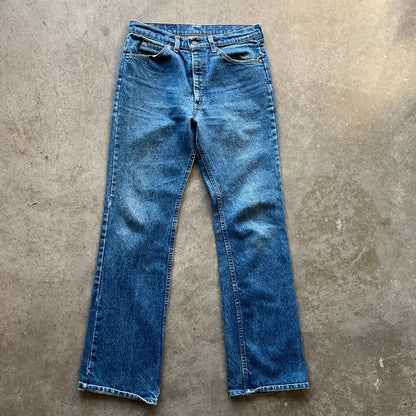 33x34 1971 Levis 20517 Orange Tab Jeans