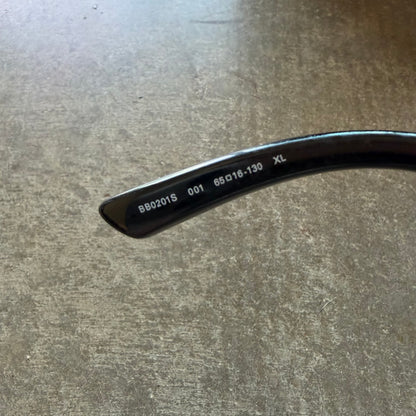 Balenciaga Gotham Bat Glasses Black